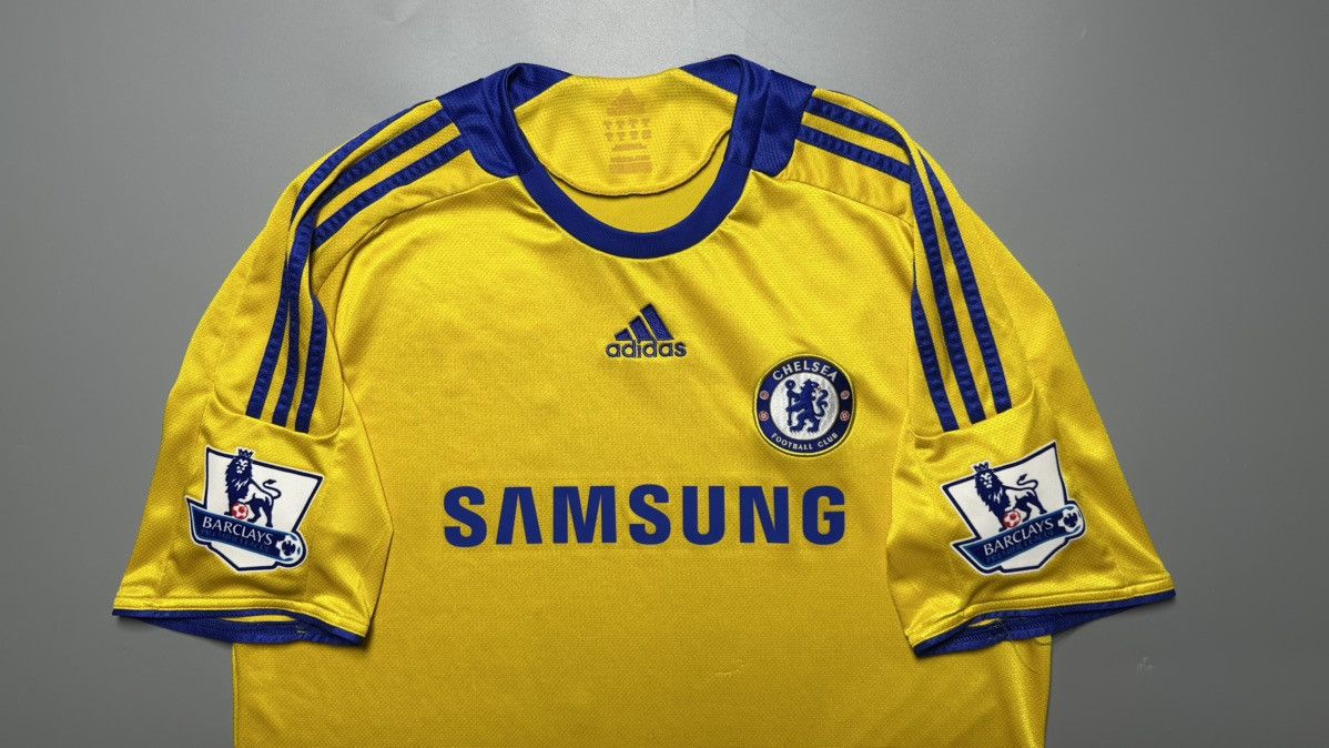 Adidas CHELSEA ADIDAS 2008/2009 FOOTBALL THIRD JERSEY #11 DROGBA Size US XL / EU 56 / 4 - 3 Thumbnail