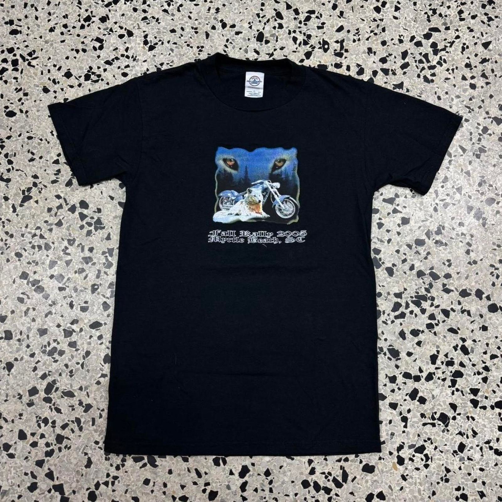Delta × Vintage VINTAGE Y2K 2005 FALL BIKE RALLY MYRTLE BEACH SOUVENIR TEE: Size US S / EU 44-46 / 1 - 1 Thumbnail
