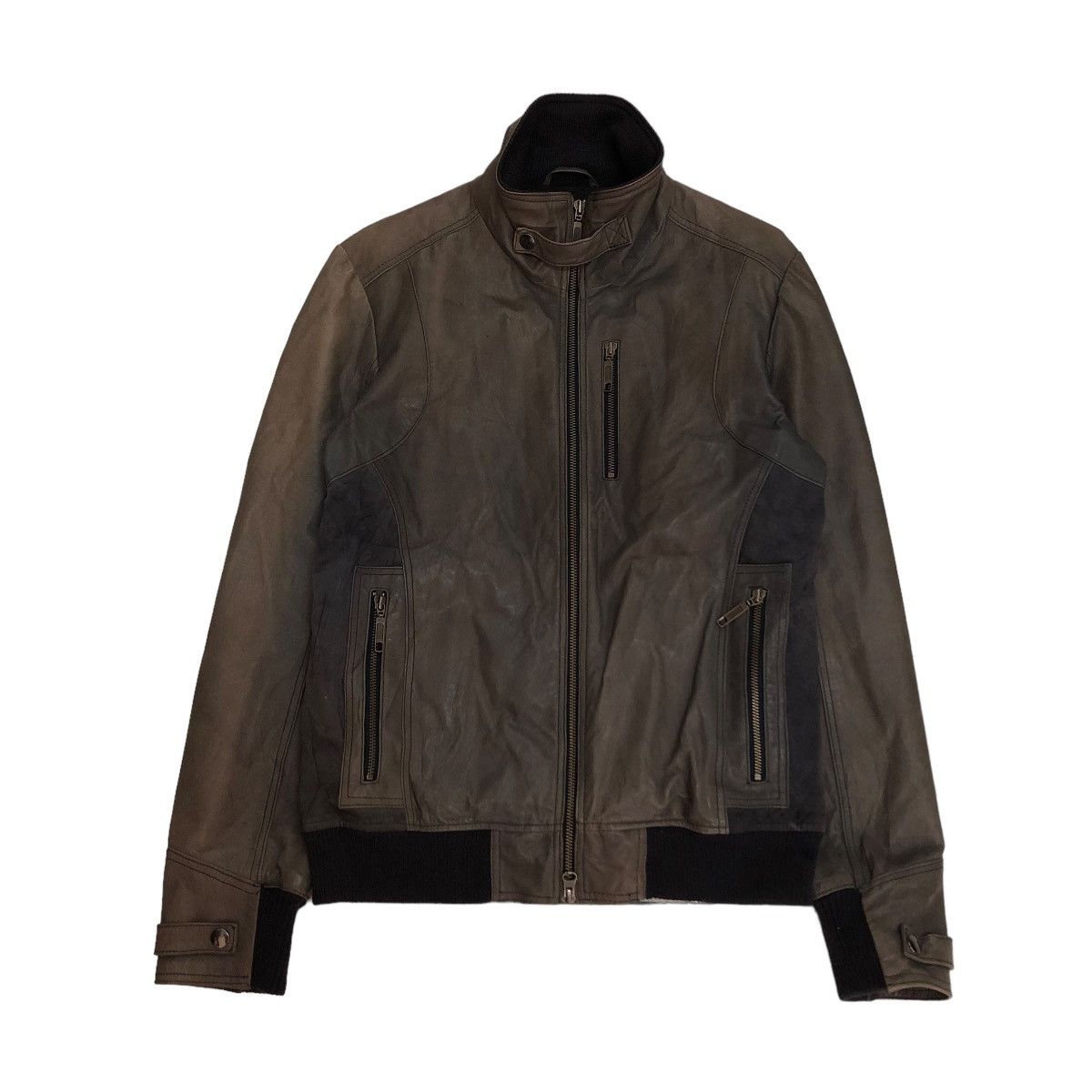 Japanese Brand 🔥VINTAGE CROPPED BIKER LEATHER JACKET PIGSKINS LIDAH JAPAN Size US S / EU 44-46 / 1 - 1 Thumbnail