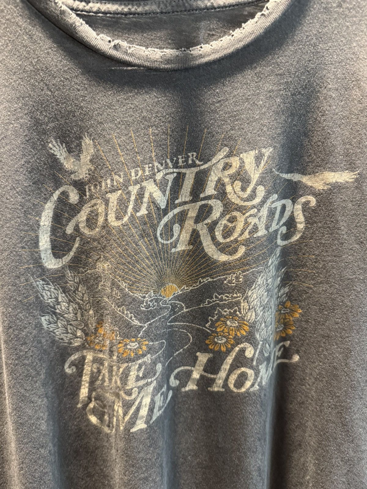 Free People Free People Country Roads tee john denver midnight rider Size M / US 6-8 / IT 42-44 - 7 Thumbnail