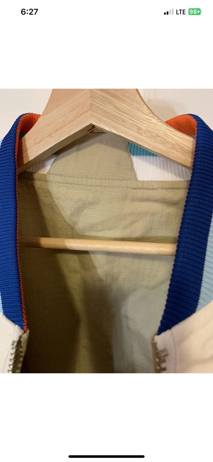 Ecko Unltd. Ecko unltd mens sz 2XL tan white windbreaker reversible Size US XXL / EU 58 / 5 - 4 Thumbnail
