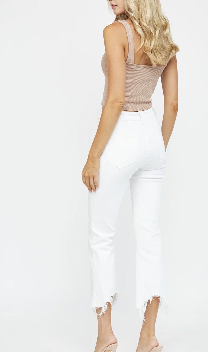 Citizens Of Humanity Citizens Of Humanity Women's Drew Fray Crop Flare Jean Size 25" / US 0 / IT 36 - 2 Thumbnail