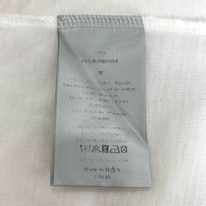 Dior Dior Clap logo embroidered round-neck cotton short-sleeved Size US M / EU 48-50 / 2 - 7 Thumbnail