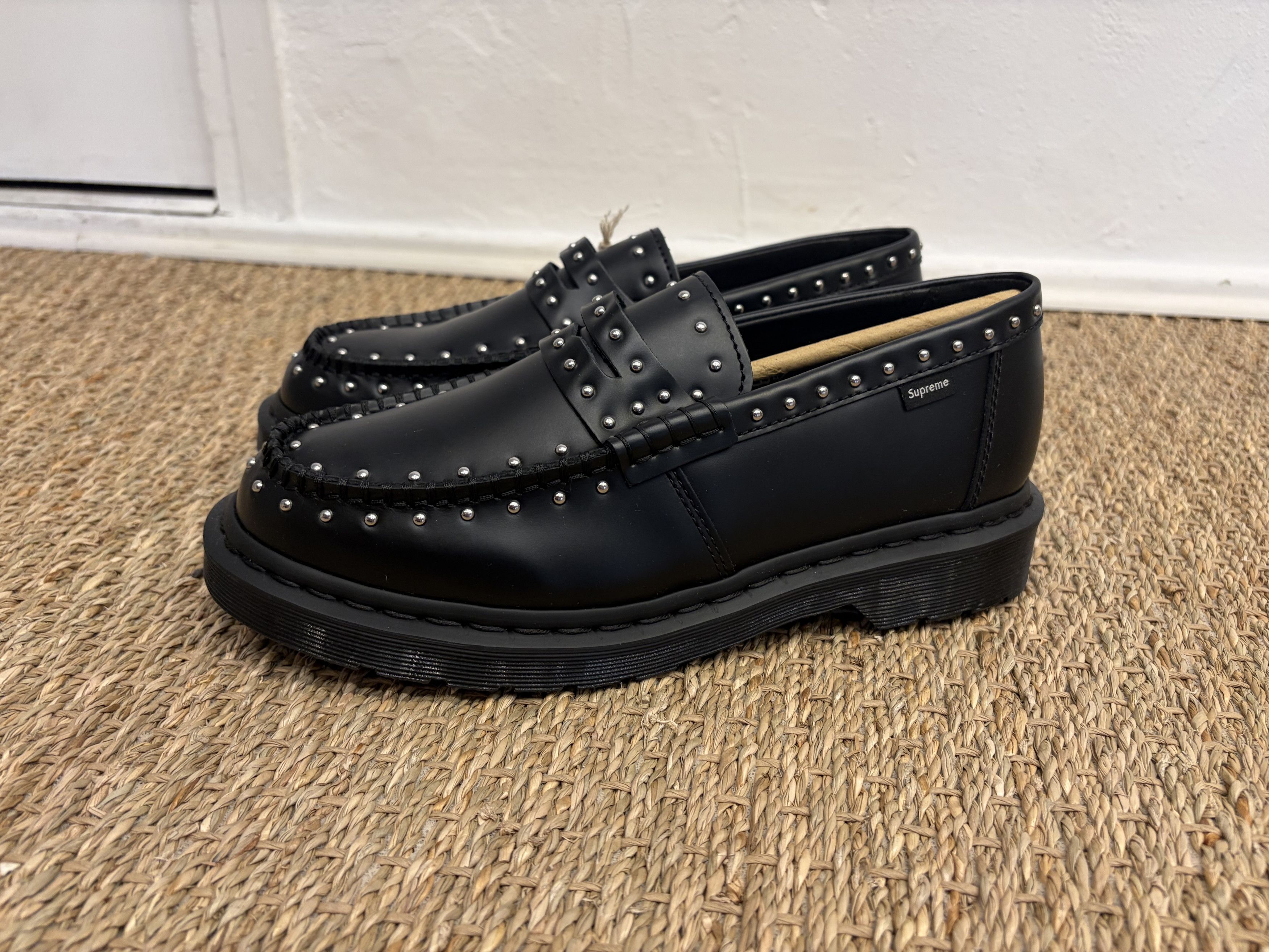 Dr. Martens × Supreme Mocassin en cuir noir Dr Martens x Supreme Size US 8 / EU 41 - 2 Thumbnail