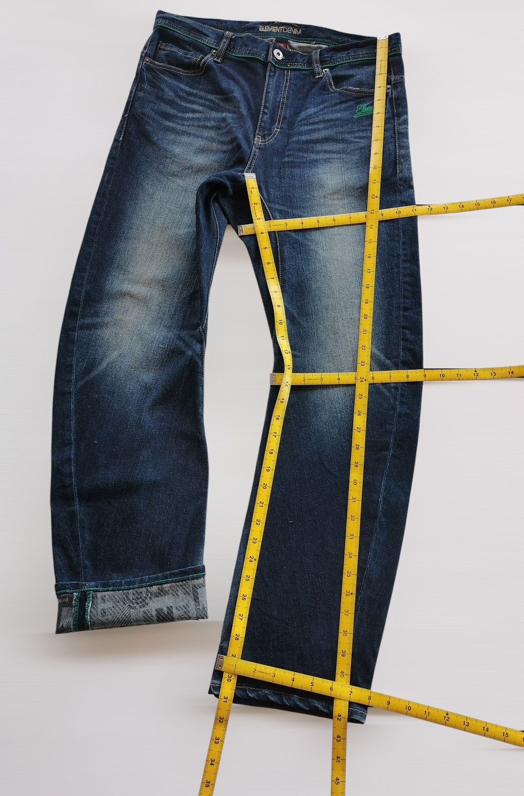 Element Vintage Element Chain Stich Denim Jeans Size US 33 - 12 Thumbnail