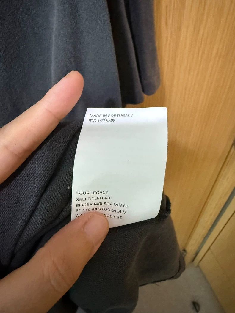 Our Legacy Our Legacy size46 Grey short sleeves Size US S / EU 44-46 / 1 - 4 Thumbnail