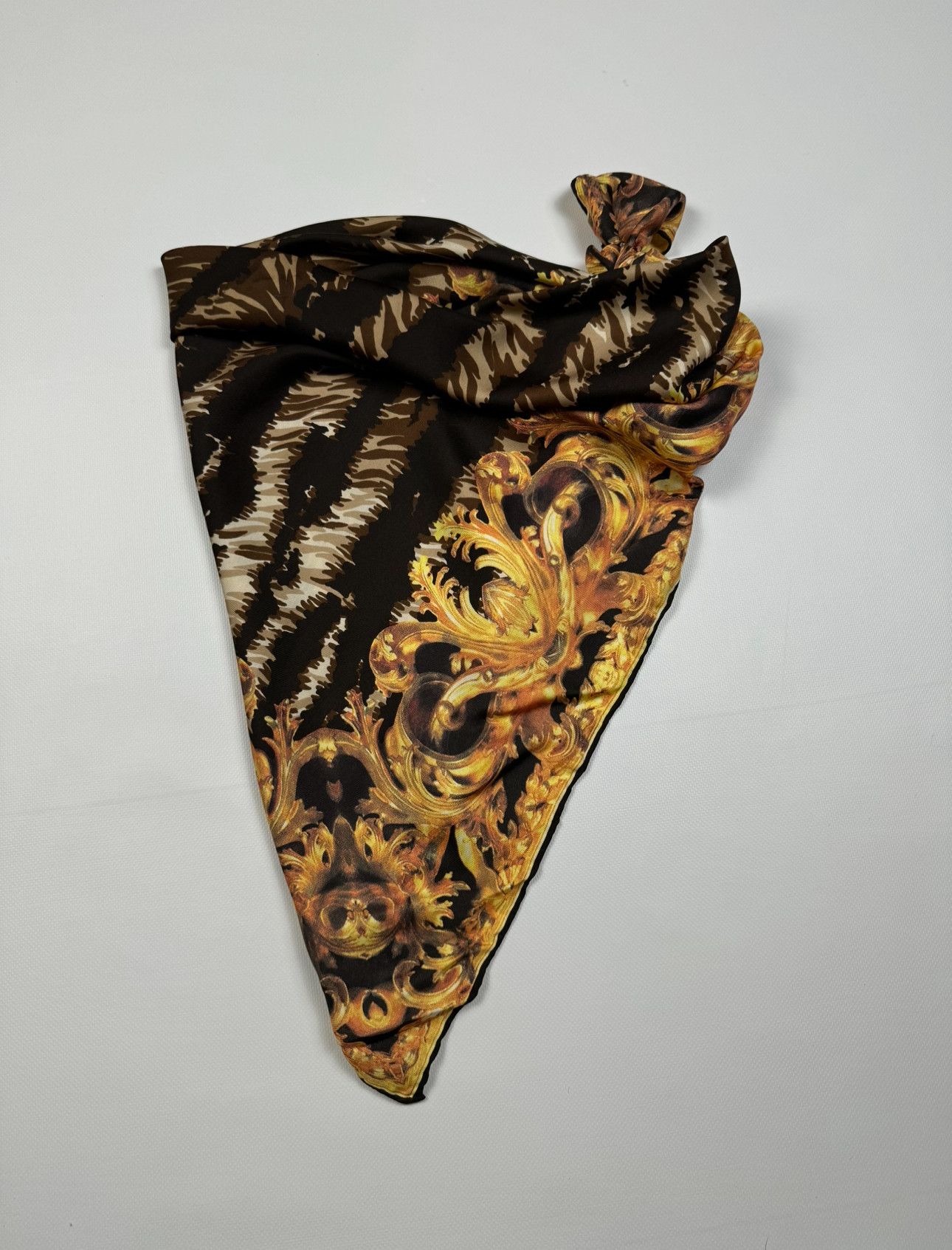 Dolce & Gabbana Dolce & Gabbana Silk Scarf Size ONE SIZE - 9 Thumbnail