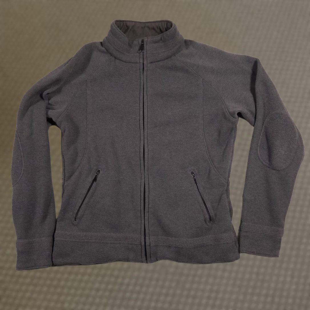 Layer 8 Columbia Fleece Jacket Womens Large Gray Full Zip Outdoor Hiking Layer Warm Size L / US 10 / IT 46 - 1 Thumbnail