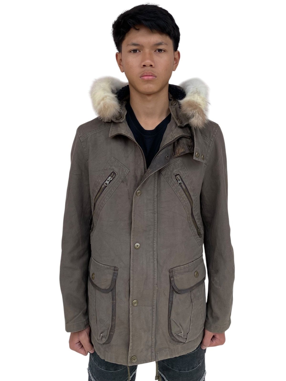 If Six Was Nine 2004 PPFM - Fur Hoodie Apocalypse Jacket Size US M / EU 48-50 / 2 - 5 Thumbnail