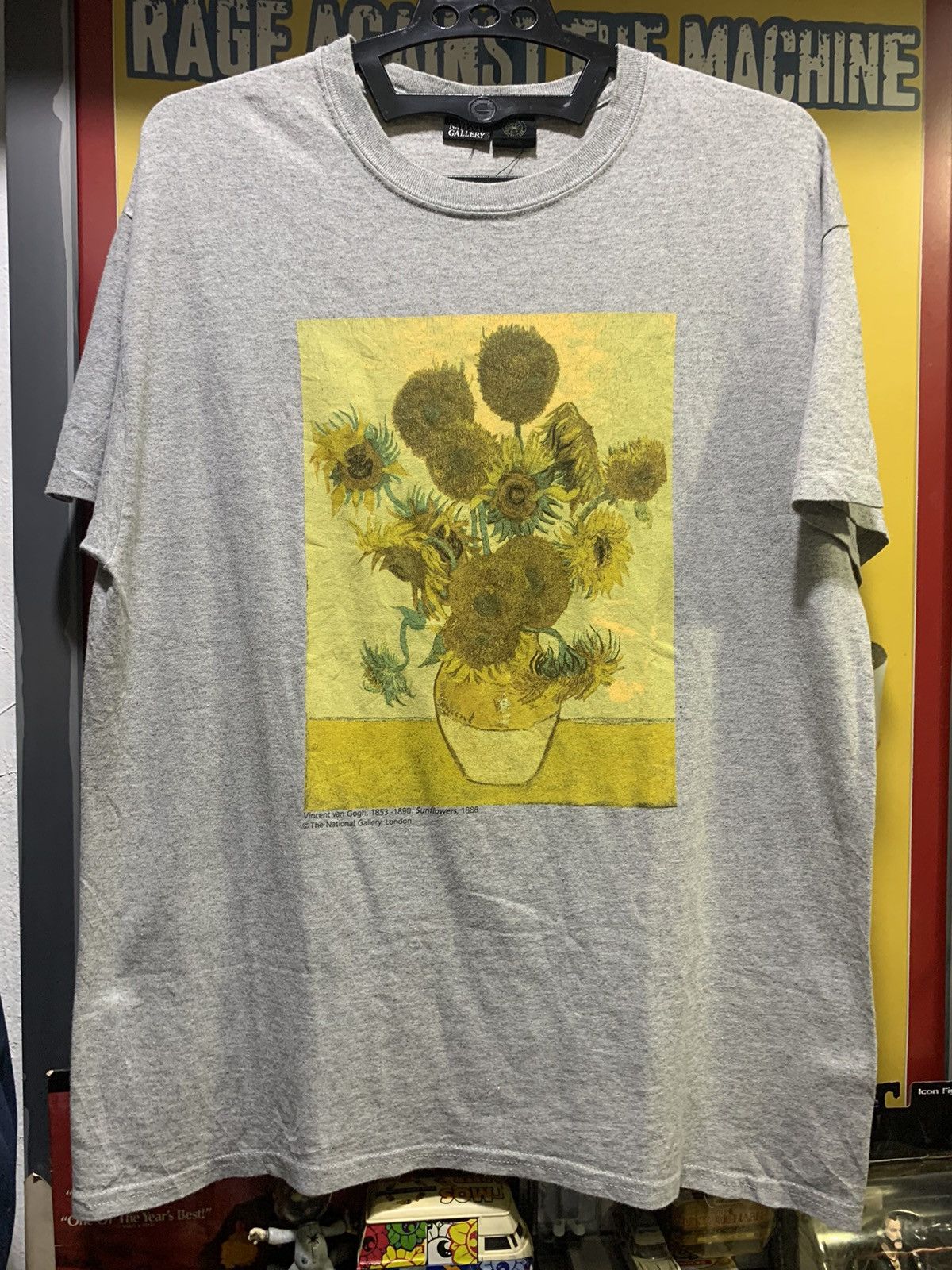 Vintage Vintage VINCENT VAN GOGH “1853-1890, SUNFLOWER, 1888” Size US M / EU 48-50 / 2 - 2 Thumbnail