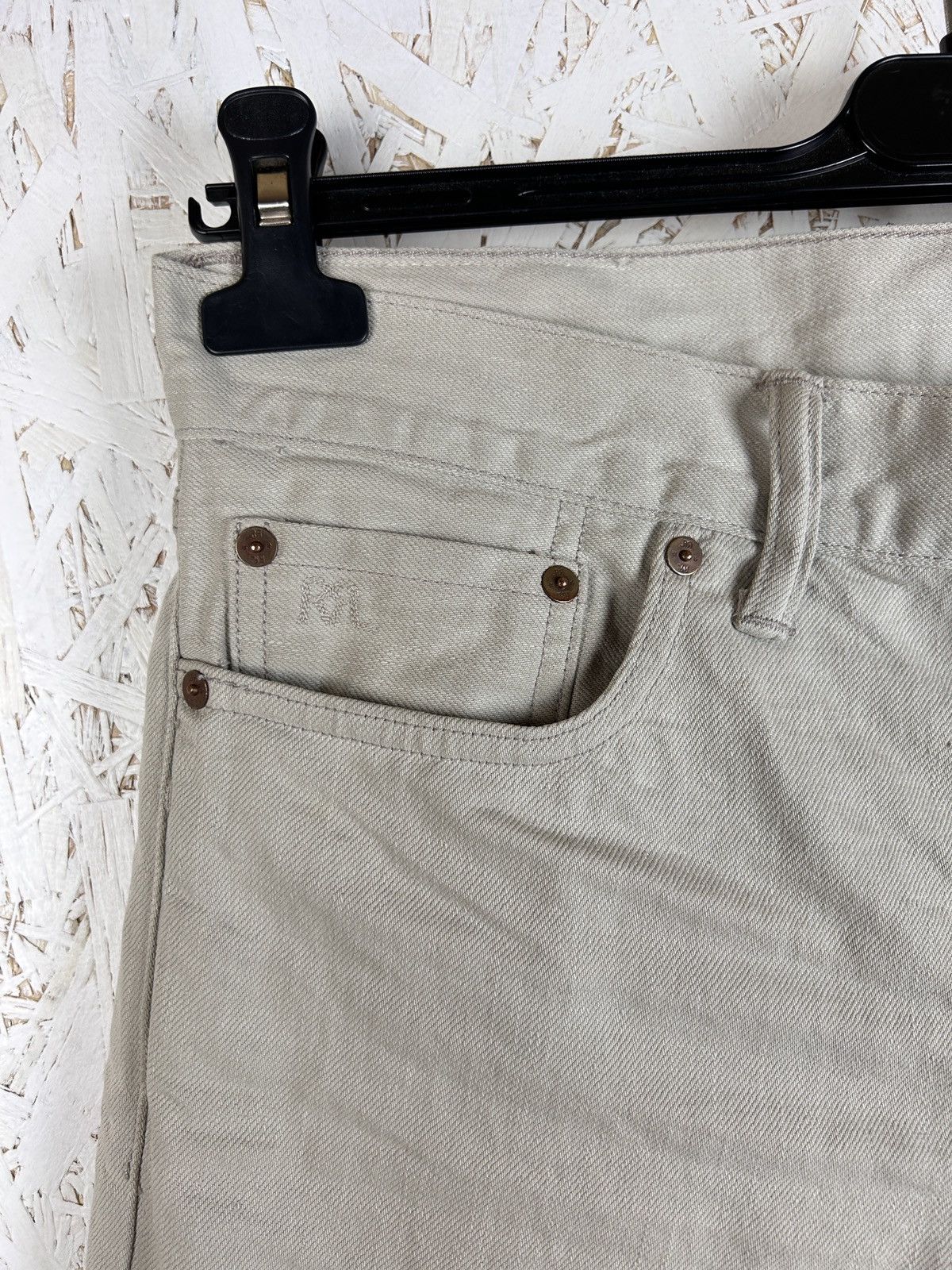 Ralph Lauren RRL Slim Narrow Shuttle Woven Selvedge Denim Jeans Size US 31 - 2 Thumbnail