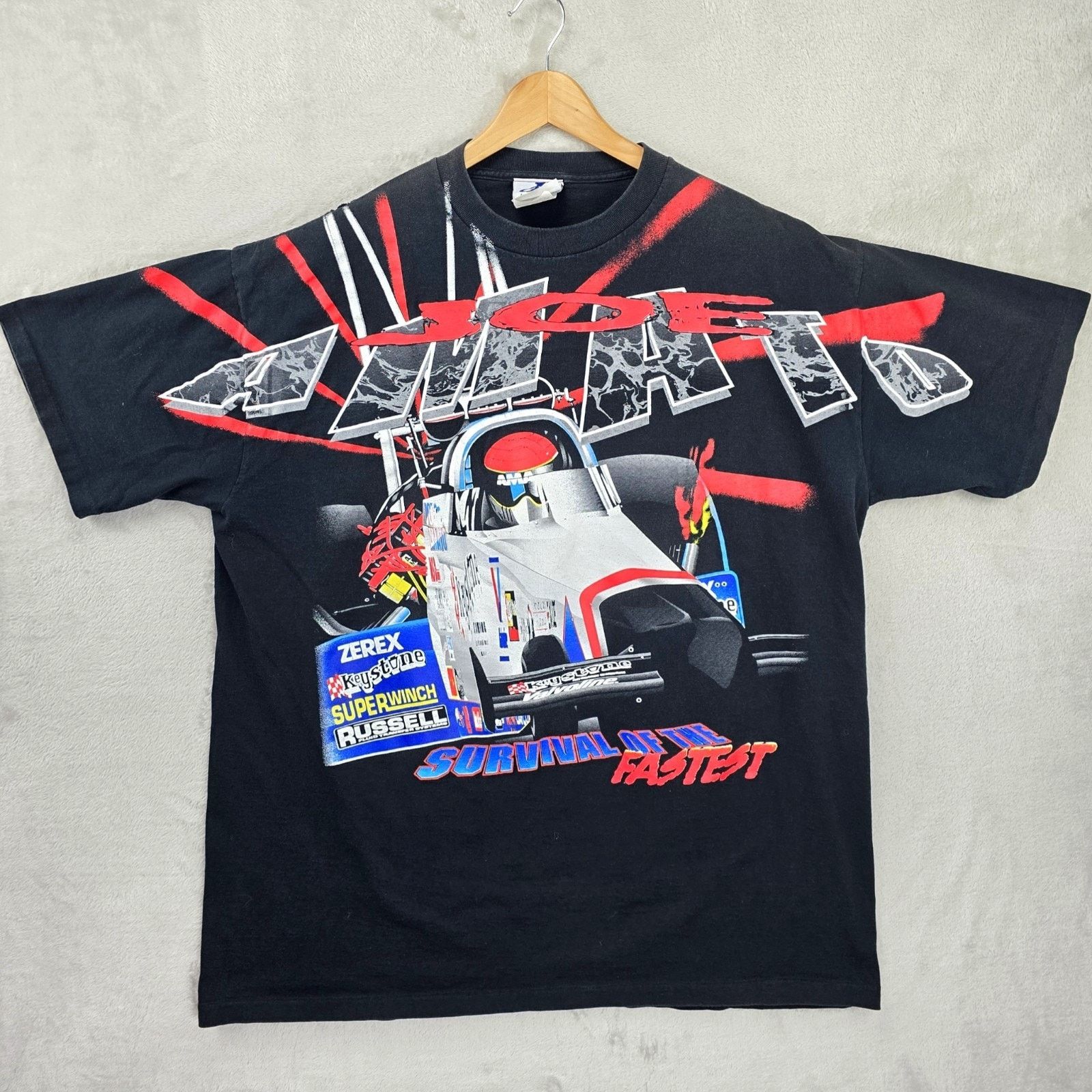 Logo Athletic Vintage Joe Amato Logo Athletic Shirt XXL NHRA AOP 90s Size US XXL / EU 58 / 5 - 1 Thumbnail