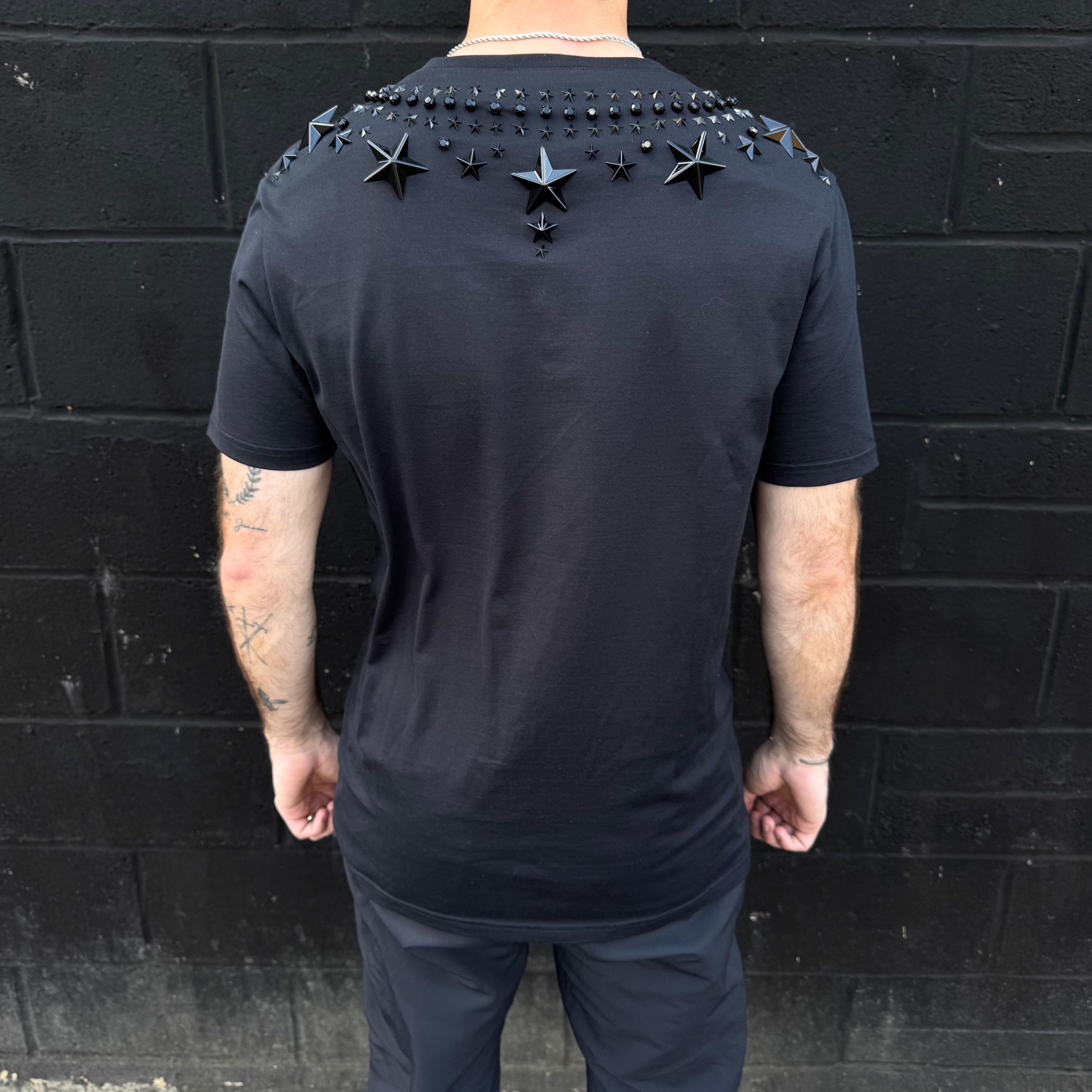Givenchy Black Swarovski Beads and Stars Oversized T-Shirt Size S / US 4 / IT 40 - 5 Thumbnail
