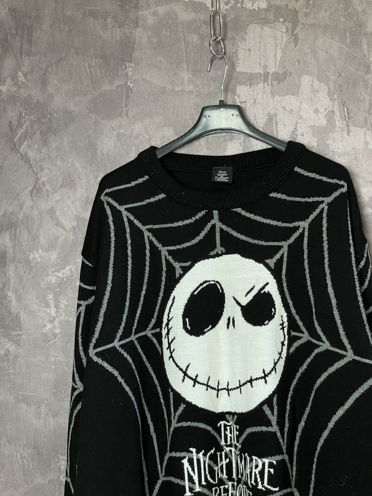Disney The nightmare before Christmas vintage goth emo y2k sweater Size US L / EU 52-54 / 3 - 6 Thumbnail
