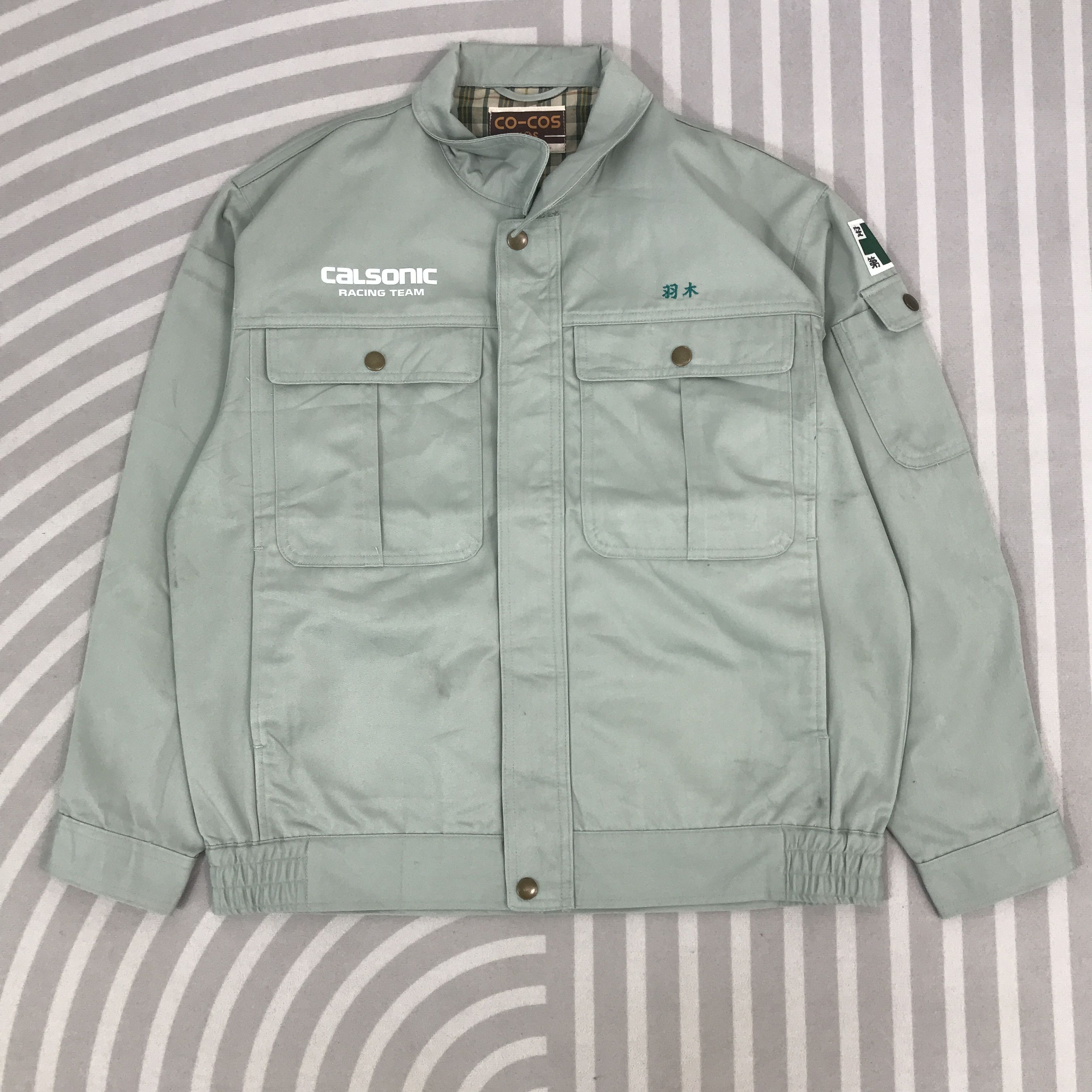 Japanese Brand × Vintage Vintage Calsonic Racing team japan Uniform F1 Jacket Size US M / EU 48-50 / 2 - 2 Thumbnail