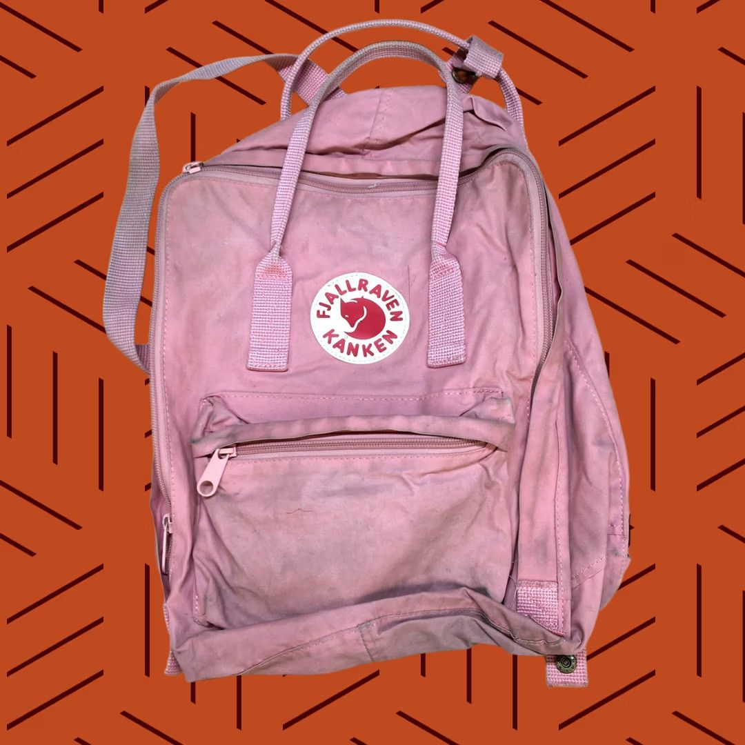 Vintage Fjällräven Kanken Backpack Pink Mini Womens Adults 23510 Size ONE SIZE - 1 Thumbnail
