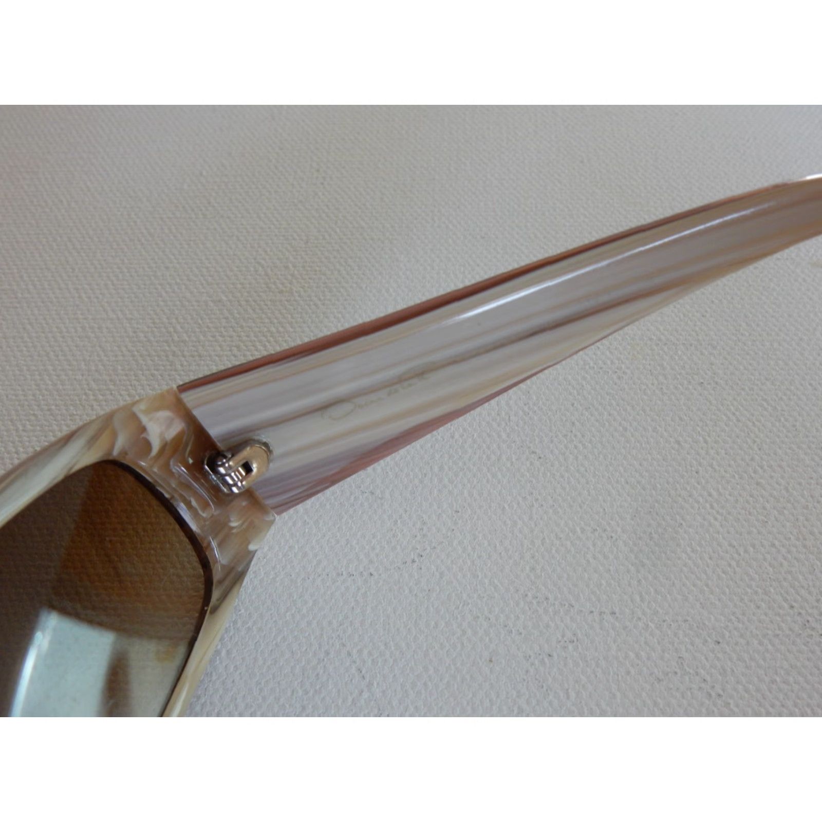 Vintage VINTAGE Oscar De La Renta Sunglasses Unisex Adults 56x16 Blue Silver Designer 2000s Size ONE SIZE - 5 Thumbnail