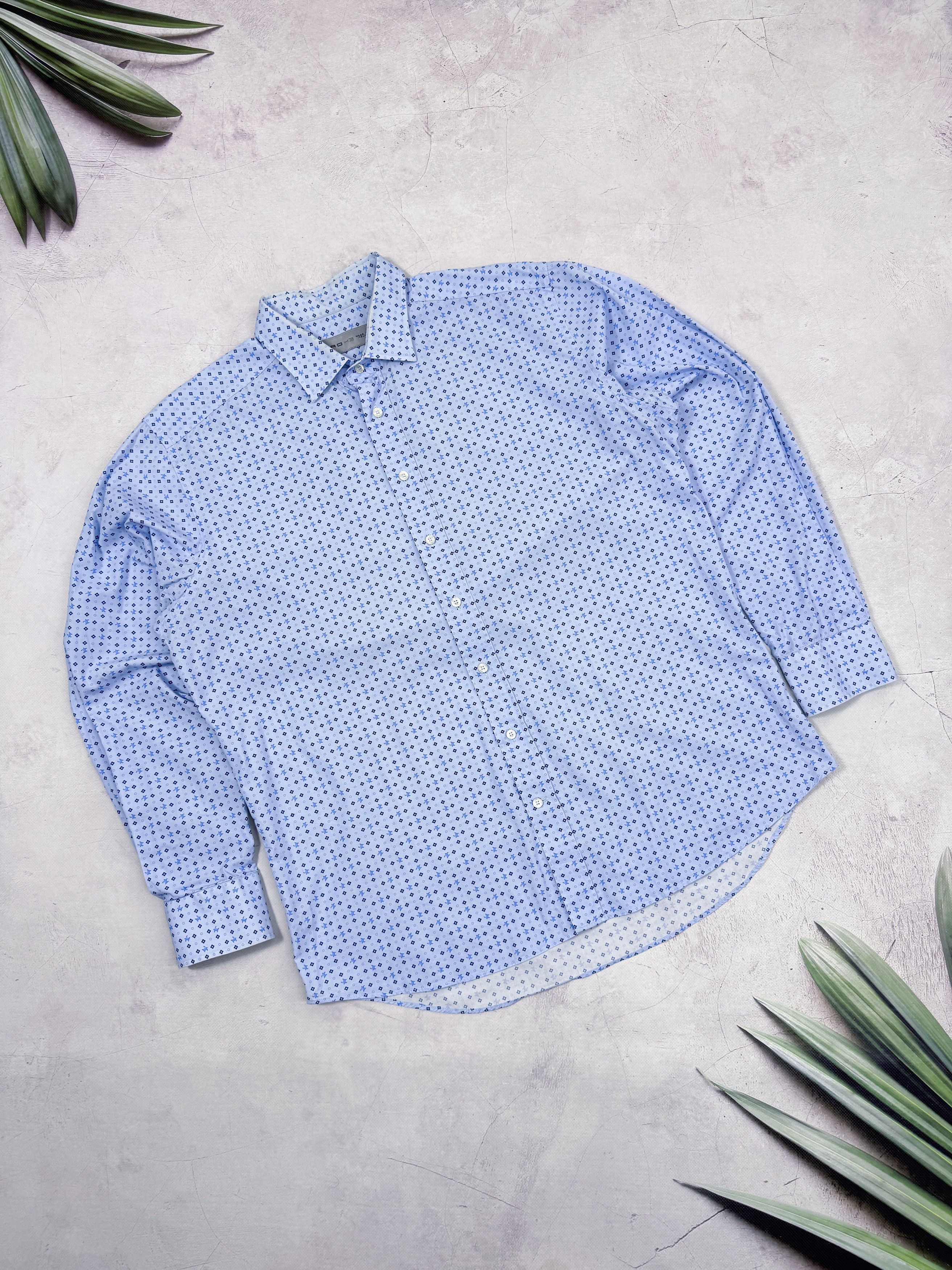 Etro Etro Shirt Light Blue & Geometric Turtles Size US L / EU 52-54 / 3 - 1 Thumbnail