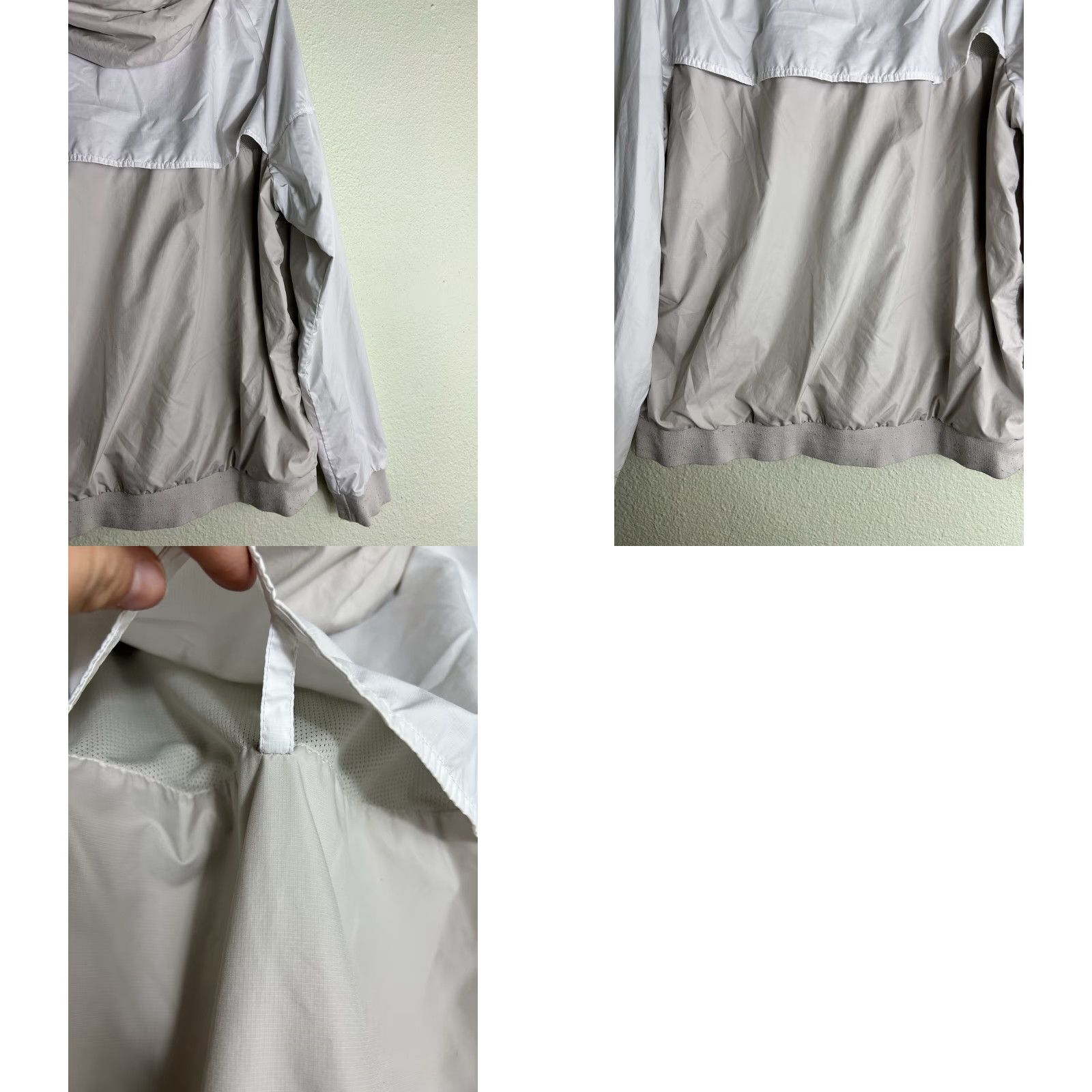 Nike Nike Windrunner Jacket Windbreaker Mens XL White Beige Full Zip Hooded Size US XL / EU 56 / 4 - 11 Thumbnail