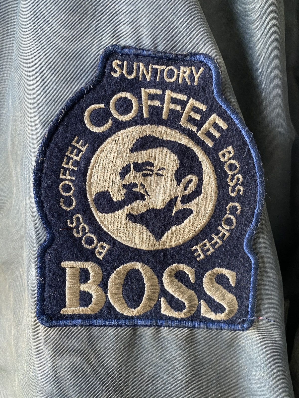 Japanese Brand × Vintage Vintage 90s Suntory Coffee Boss Rusty Distressed Bomber Size US L / EU 52-54 / 3 - 6 Thumbnail