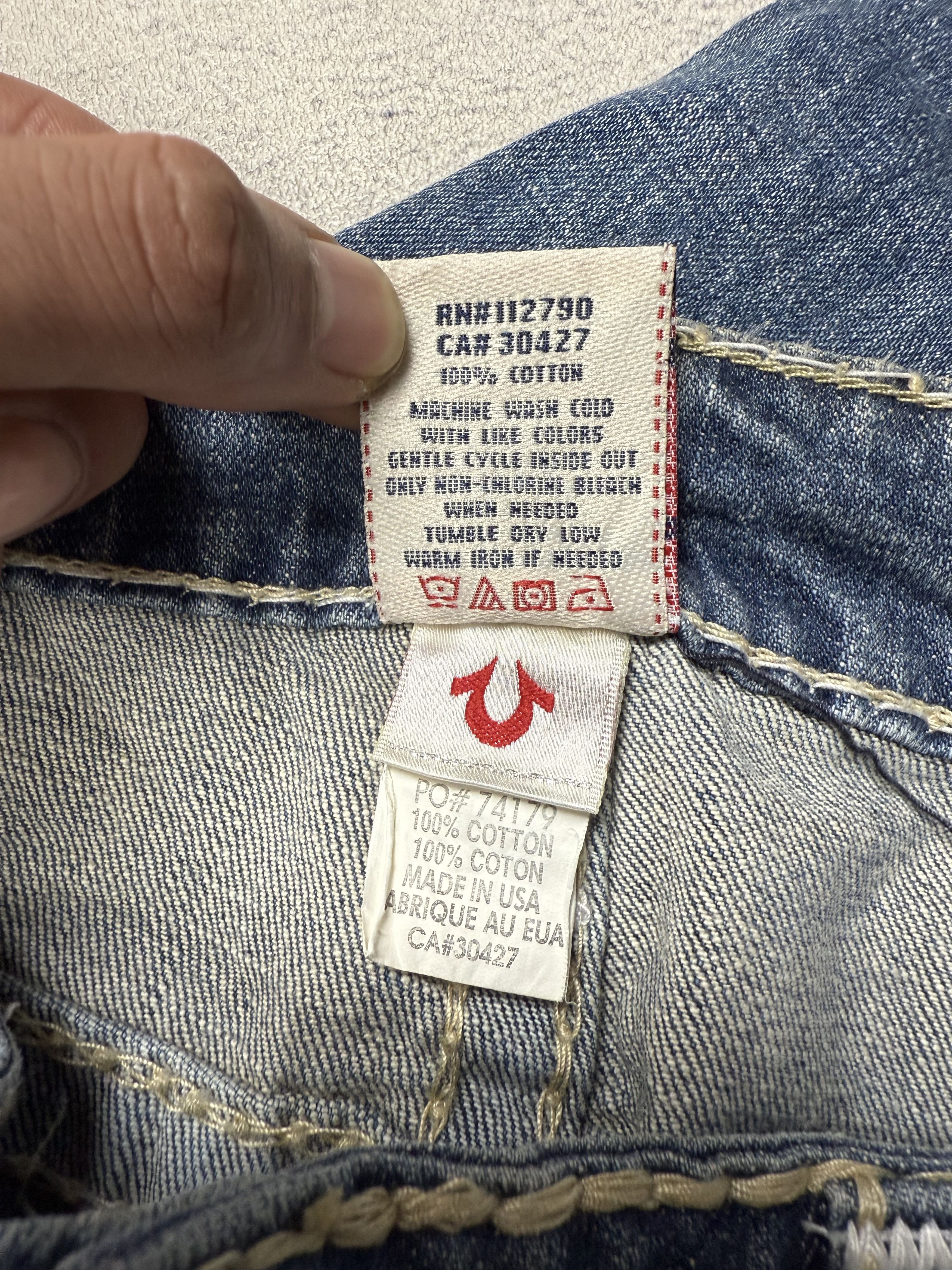 True Religion True Religion Y2K Ricky Super T Denim Pants Size US 34 / EU 50 - 8 Thumbnail