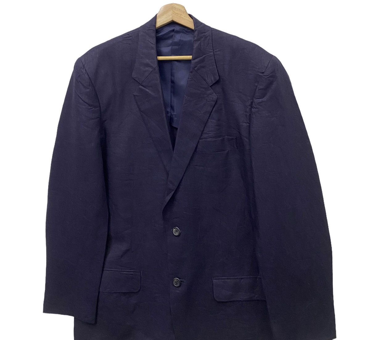 Y's × Y's for Men × Yohji Yamamoto 🔥RARE LQ YS FOR MEN DARK PURPLE BLAZER JACKET Size US M / EU 48-50 / 2 - 7 Thumbnail