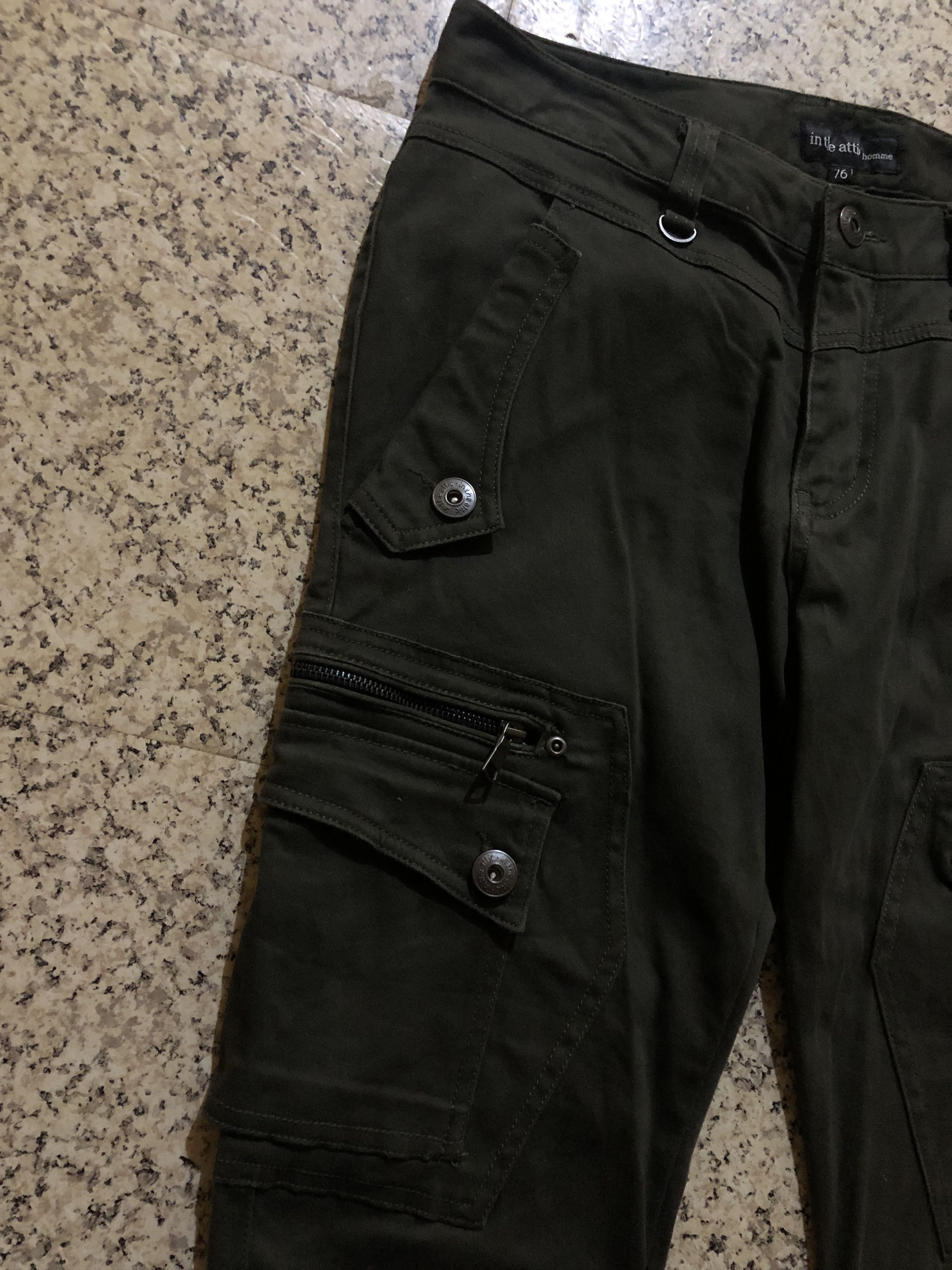 In The Attic Vtg In The Attic Biker Cargo Pants Like Lgb If Six Was Nine Size US 33 - 3 Thumbnail