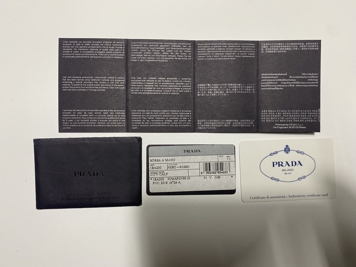Prada ❌last drop deleted items❌Borsa a spalla in pelle nera Prada Size ONE SIZE - 10 Thumbnail