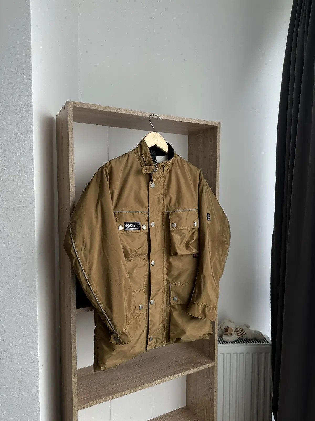 Belstaff × Vintage Vintage Belstaff Nylon Brown Motorcycle Nylon Jacket Size US M / EU 48-50 / 2 - 2 Thumbnail