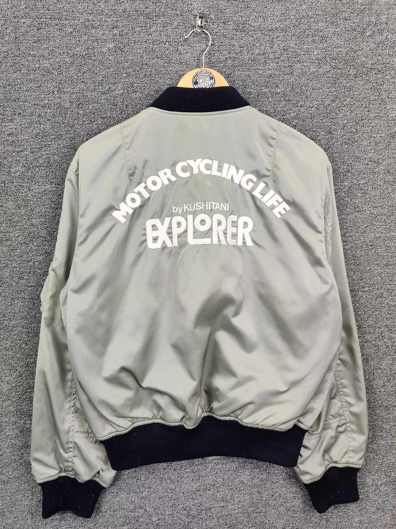 Vintage Kushitani Motor Cycling Explorer Bomber Jacket