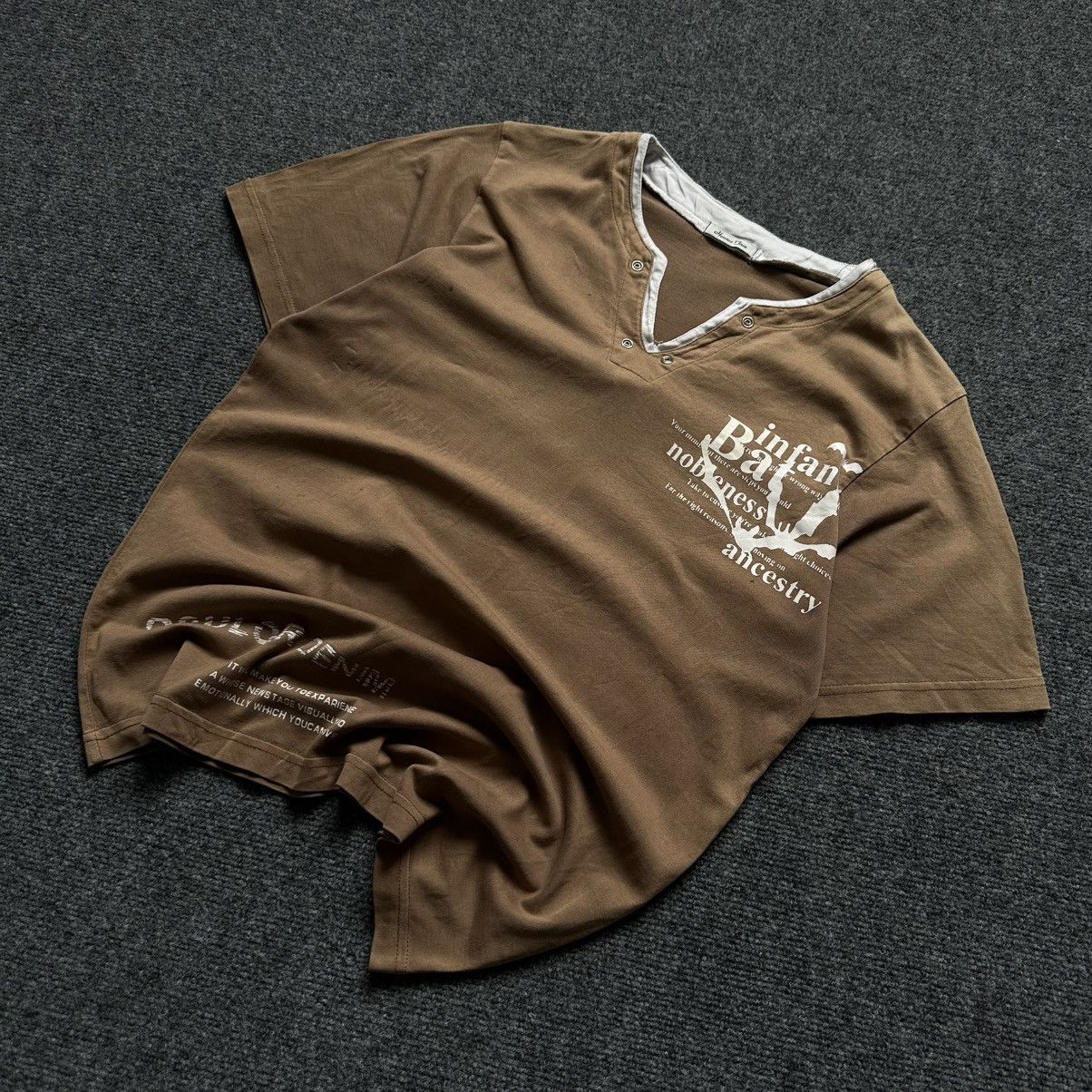POST ARCHIVE FACTION (PAF) VTG Man T-shirts Hource Jeux Small Logo Trashed Size S 00s Size US S / EU 44-46 / 1 - 3 Thumbnail