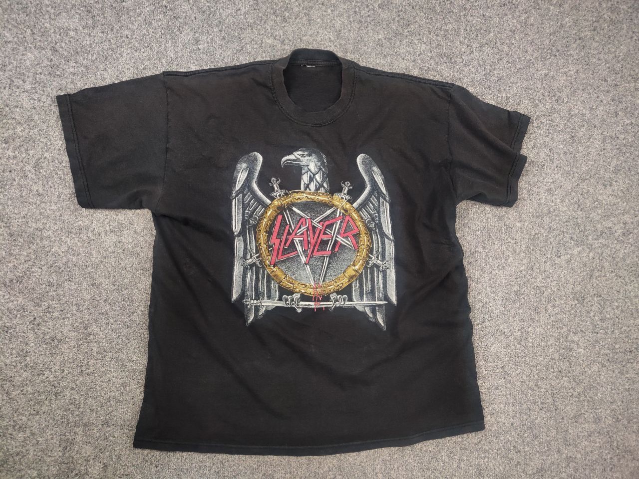 Band Tees Vintage Slayer 2003 Metal Rock Promo Band T-Shirt Y2K Tee Size US L / EU 52-54 / 3 - 7 Thumbnail