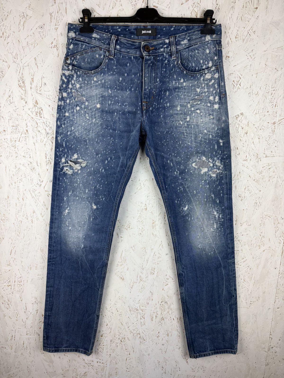 Just Cavalli Just Cavalli Destroyed Denim Jeans Pants Size 34 Size US 34 / EU 50 - 1 Thumbnail
