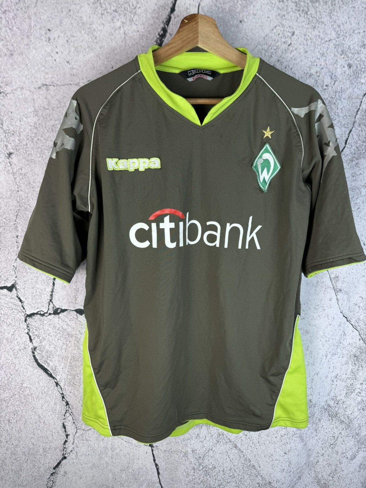 Kappa WERDER BREMEN 2007/08 MEN’S HOME SOCCER JERSEY Size US XL / EU 56 / 4 - 1 Thumbnail