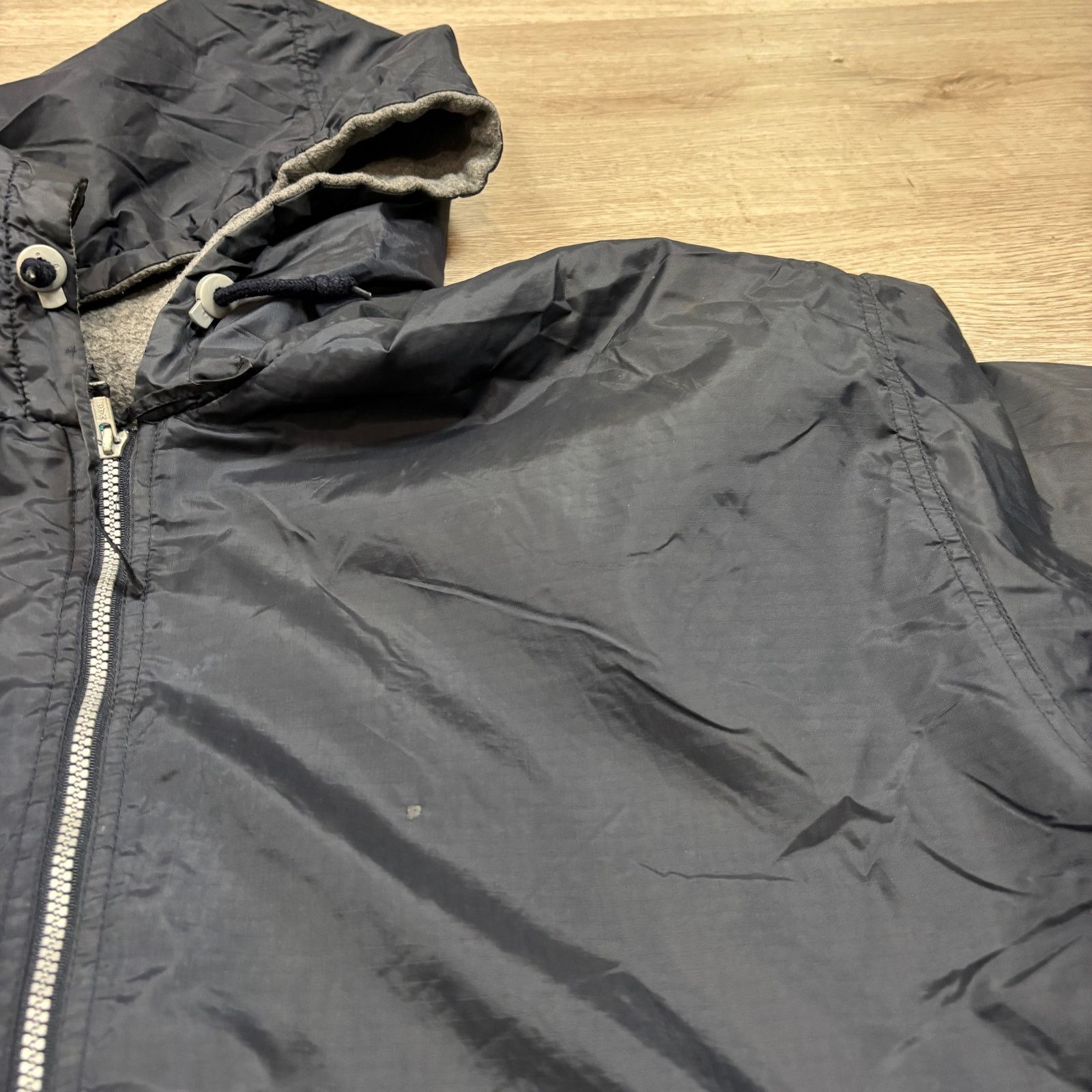 Vintage Rare Vintage 90s Think Skateboards Nylon Hooded Jacket Med Size US M / EU 48-50 / 2 - 10 Thumbnail