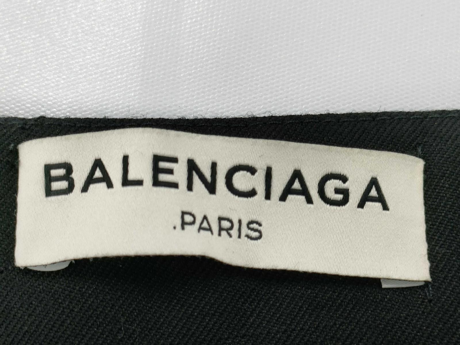 Designer Balenciaga Paris Black Skirt Size 30" / US 8 / IT 44 - 6 Thumbnail
