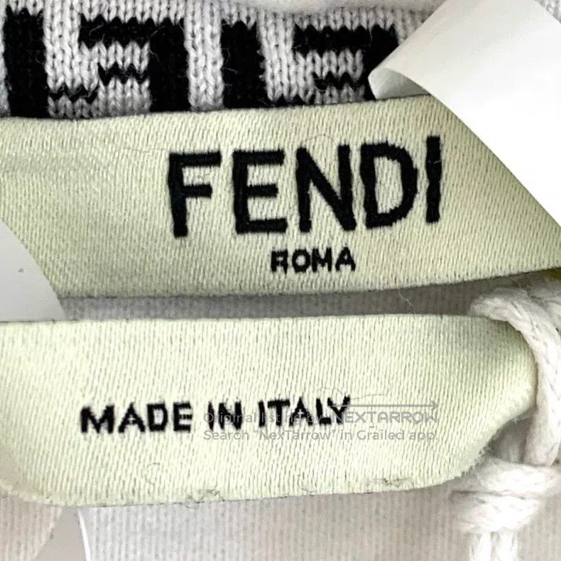 Fendi Fendi White Heart Letter Embroidered Cotton Hooded Drawstr Size XS / US 0-2 / IT 36-38 - 6 Thumbnail