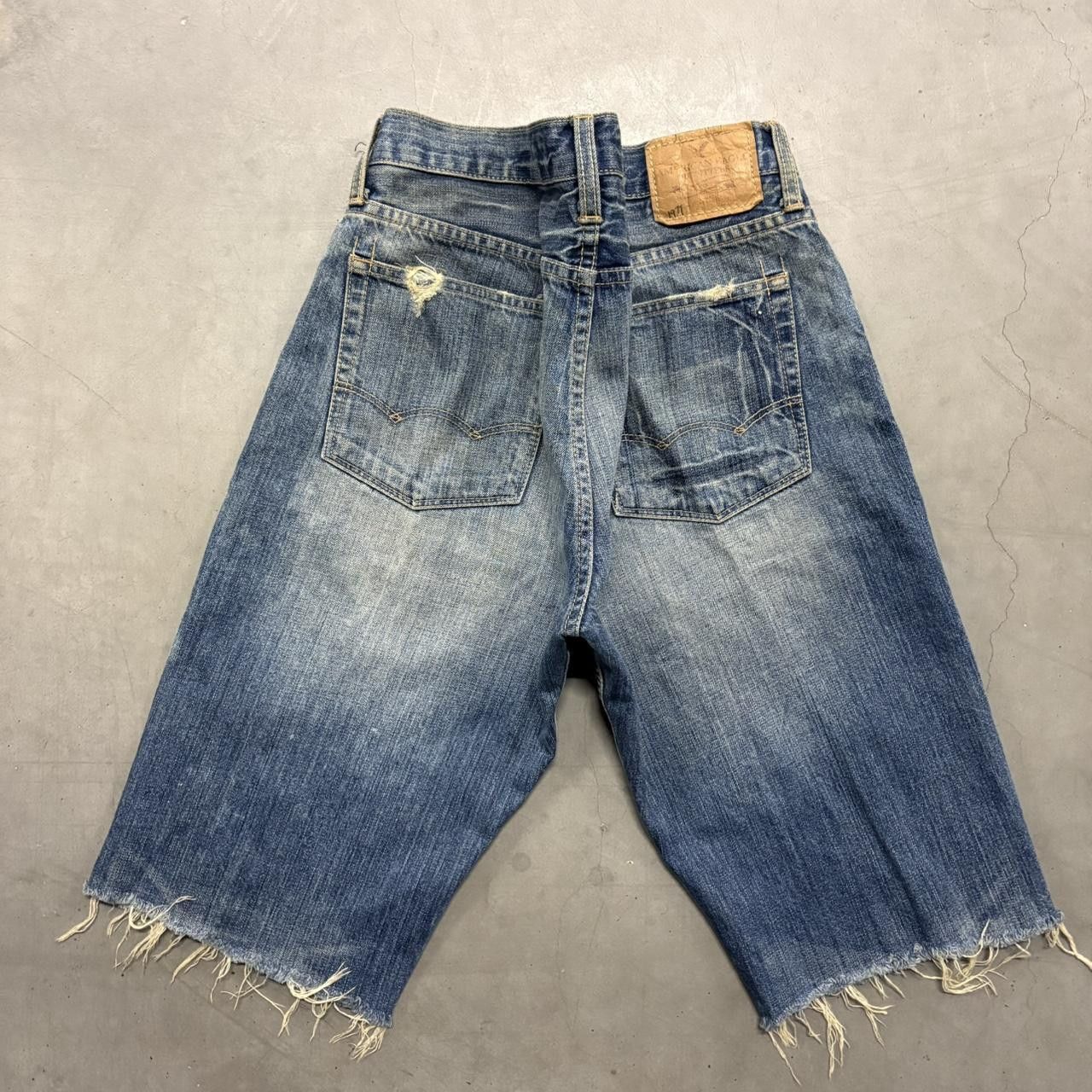 Vintage Crazy Vintage Y2K/2000s Baggy Blue denim Streetwear American Eagle Jorts Shorts! Size US 34 / EU 50 - 2 Thumbnail