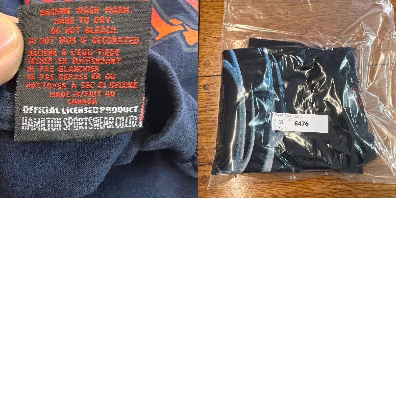 Harley Davidson Vintage Harley-Davidson T-Shirt Men XL Blue Motorcycle Graphic 2000 Thunder Road Canada Size US XL / EU 56 / 4 - 8 Thumbnail