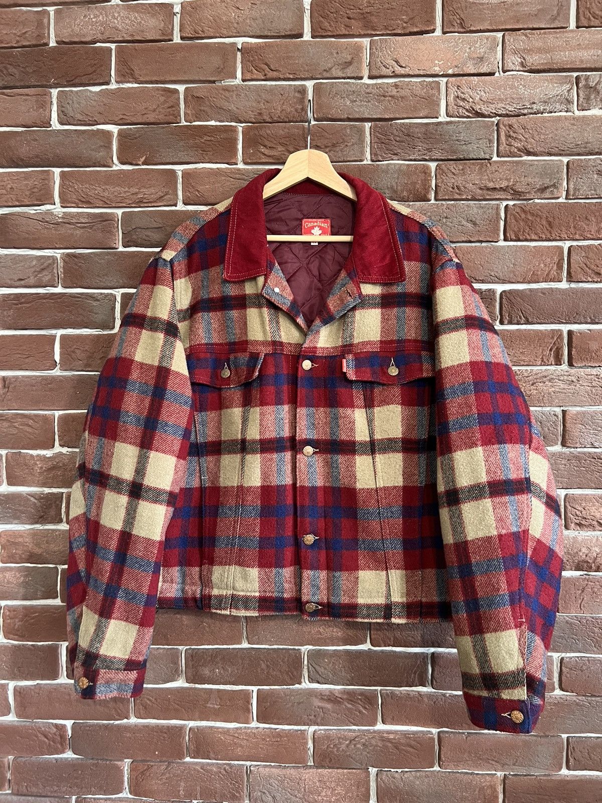 Flannel × Japanese Brand × Vintage VINTAGE Wool FLANNEL JACKET TARTAN BAYLEAF AMERICAN 54 Size US L / EU 52-54 / 3 - 1 Thumbnail