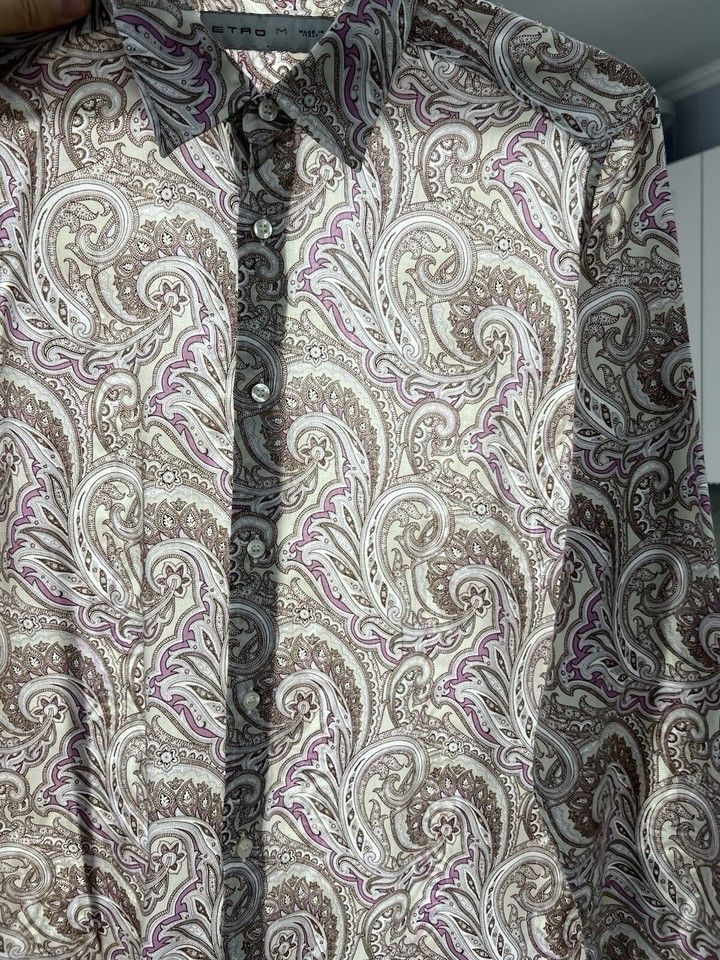 Etro ETRO Mens Shirt Slim Long Sleeve Cotton Size M Size US M / EU 48-50 / 2 - 6 Thumbnail