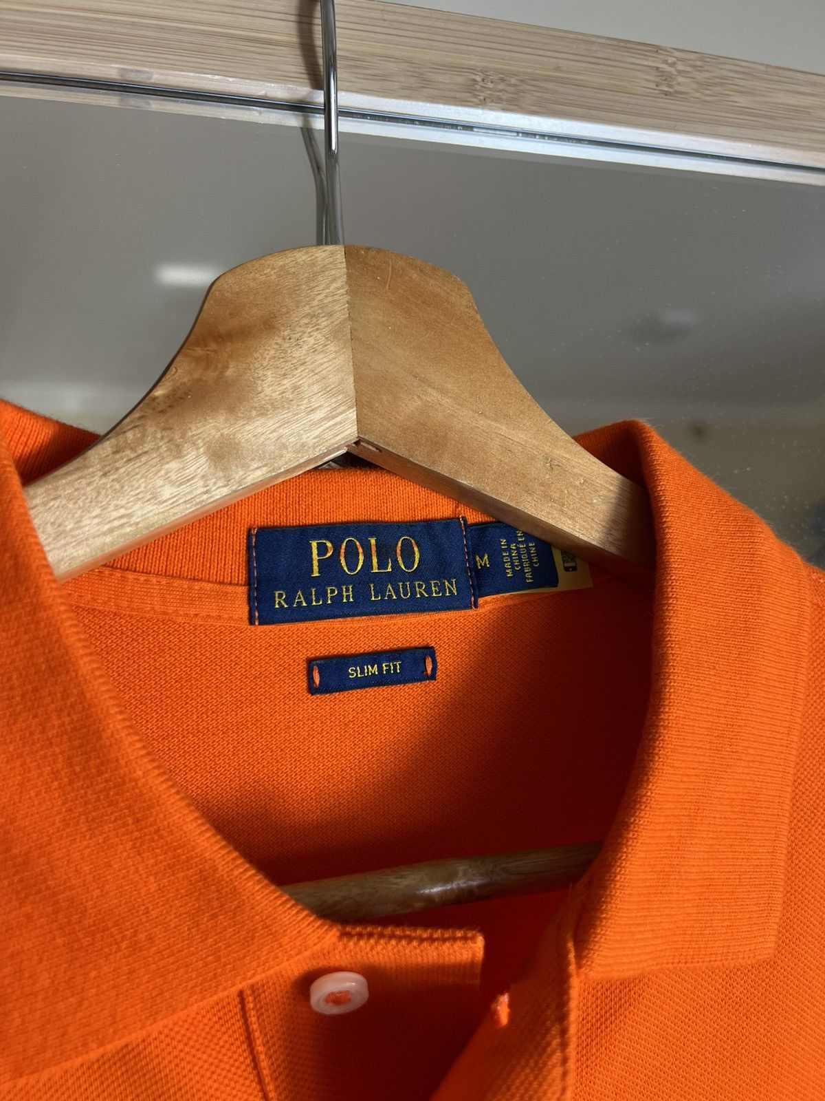 Polo Ralph Lauren 🔥 Ralph Lauren Classic Polo – Bright Orange Minimalist Y2K Size US M / EU 48-50 / 2 - 6 Thumbnail