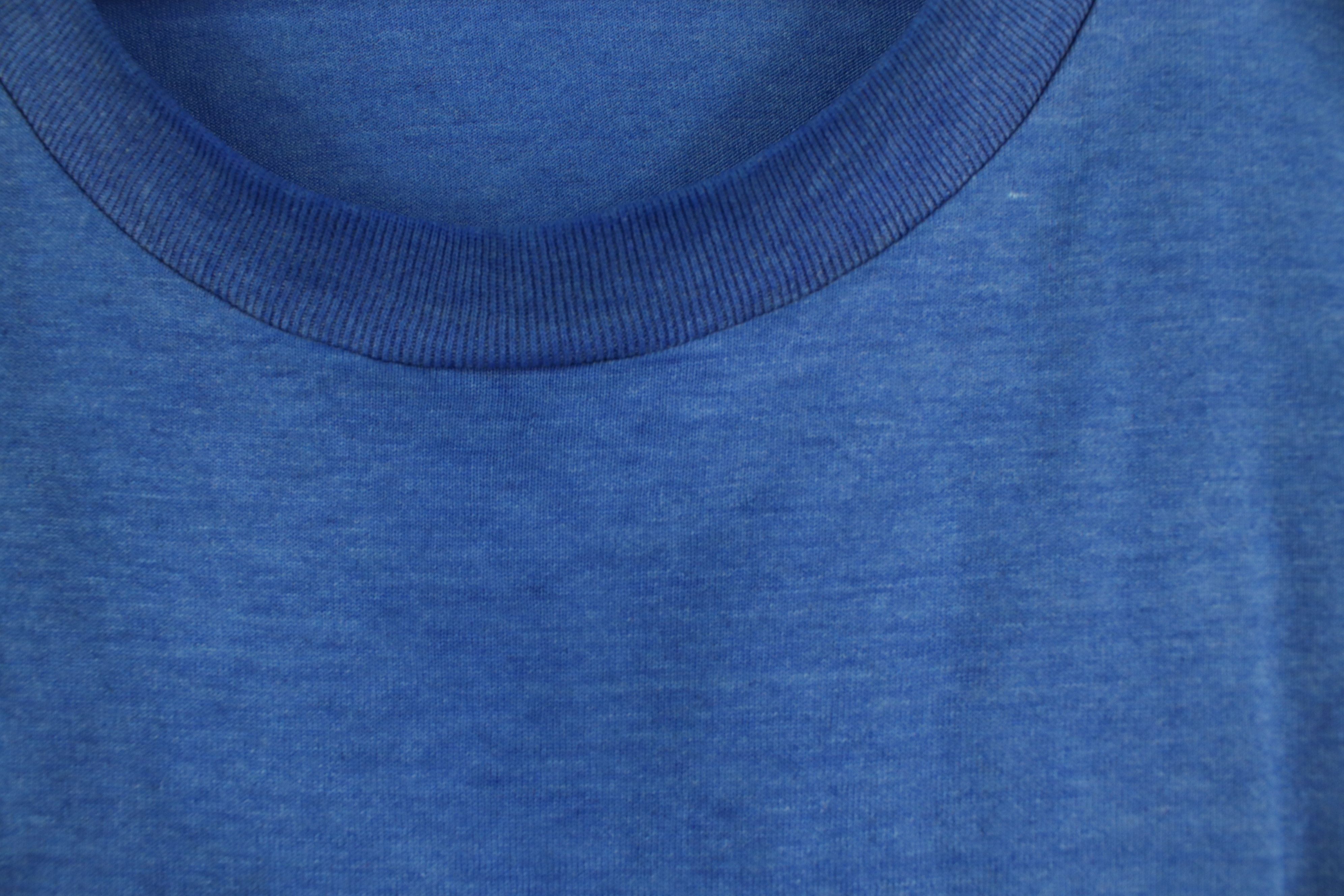 Vintage Vintage 90s Streetwear Short Sleeve T-Shirt Heather Blue Size US L / EU 52-54 / 3 - 4 Thumbnail