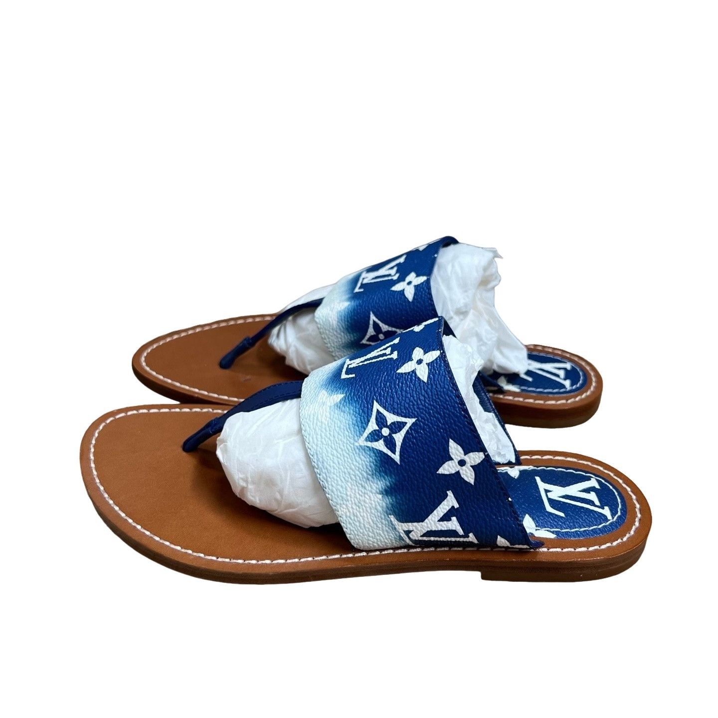 Louis Vuitton Louis Vuitton Palma Monogram Thong Sandals Size 36 Size US 5 / IT 35 - 1 Thumbnail