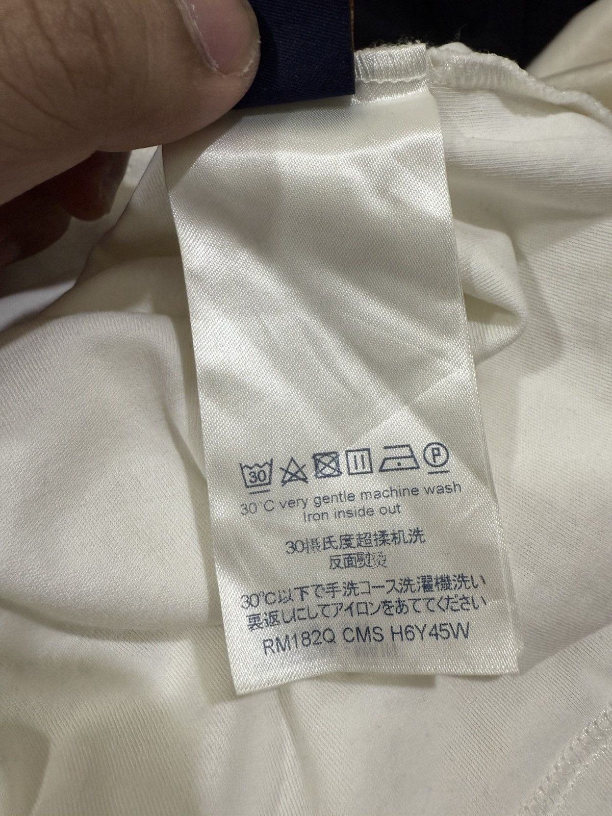 Louis Vuitton Louis Vuitton White Damiere Pocket Tee Size US XXL / EU 58 / 5 - 7 Thumbnail
