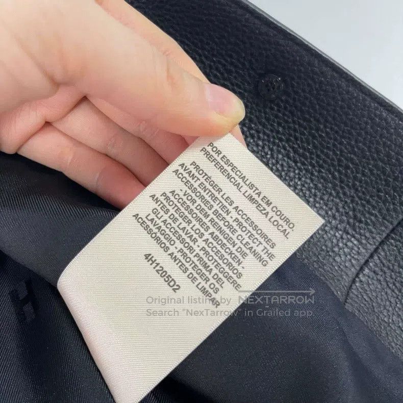 Hermes Hermes Black leather suit jacket Size XS / US 0-2 / IT 36-38 - 5 Thumbnail