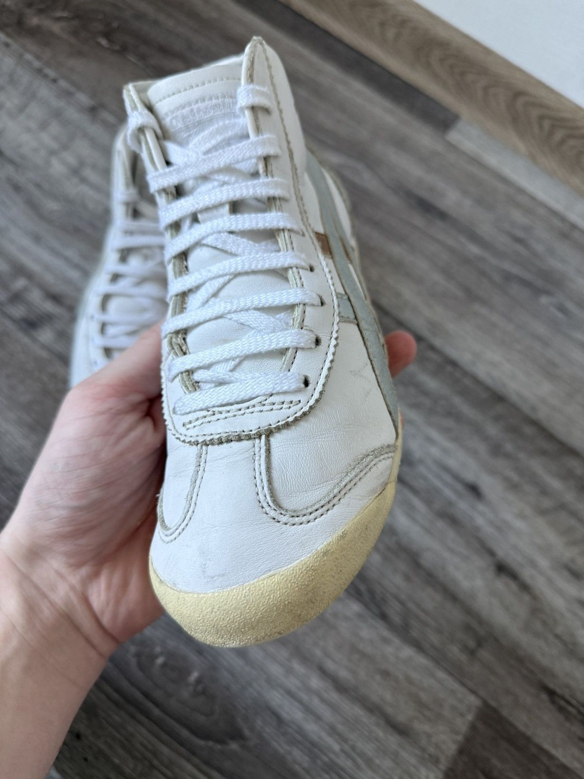 Asics Asics Onitsuka Tiger High Tokyo Vintage Leather SneakerShoes Size US 5 / IT 35 - 10 Thumbnail