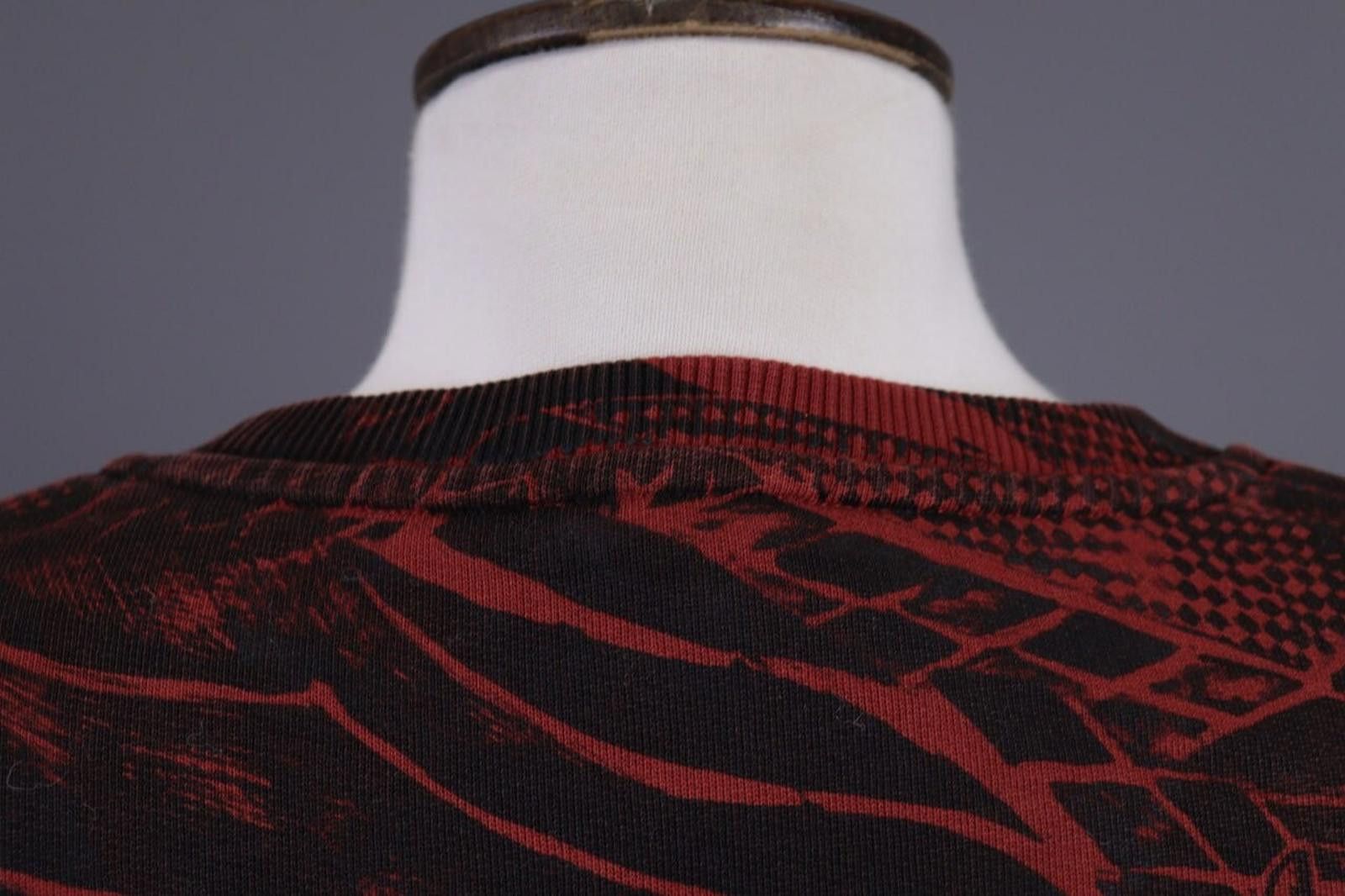 Just Cavalli Just Cavalli Red Floral Sweatshirt Jumper Sweater Size L Size L / US 10 / IT 46 - 12 Thumbnail