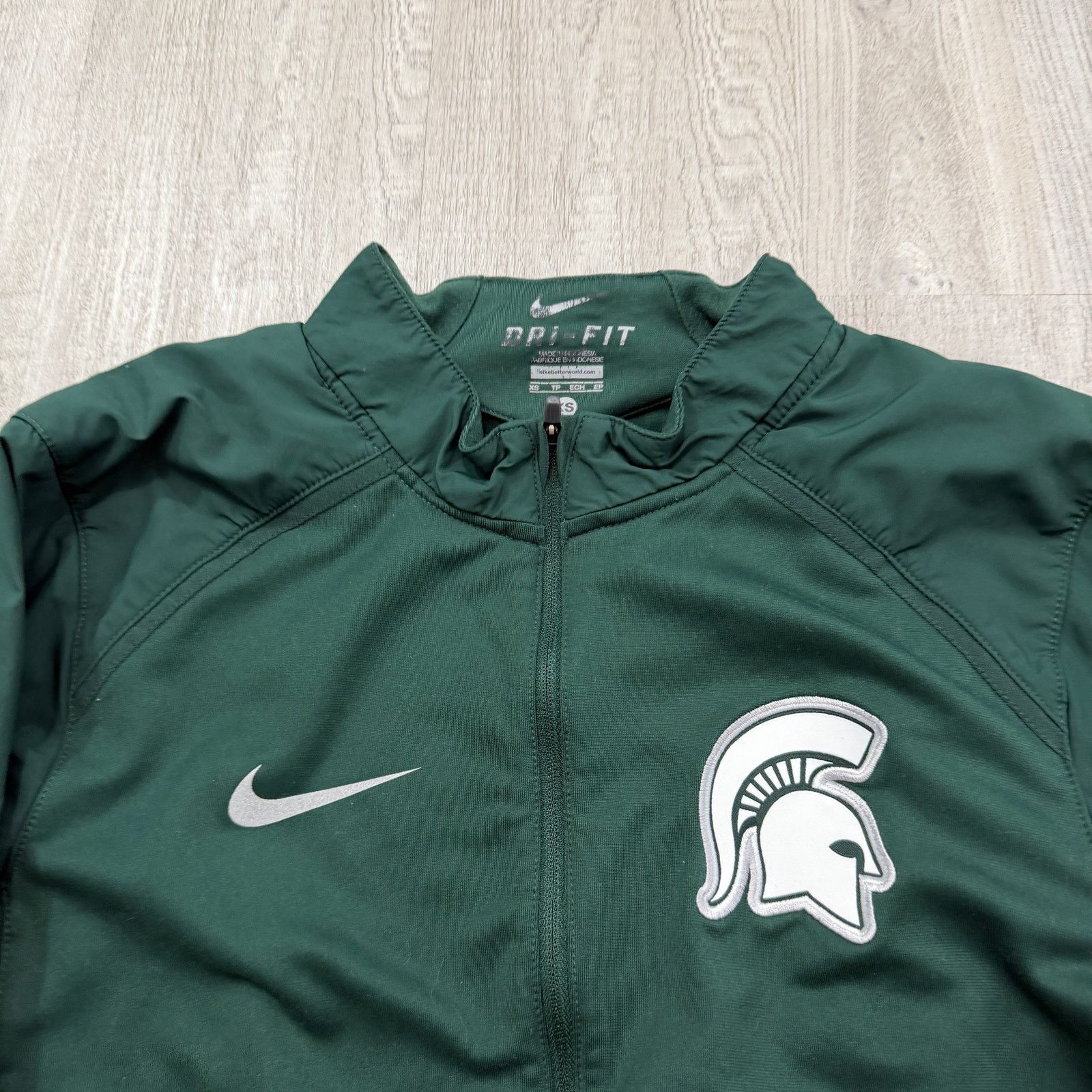 Nike Nike Michigan State Spartans 1/4 Zip Pullover Extra Small Size US XS / EU 42 / 0 - 3 Thumbnail