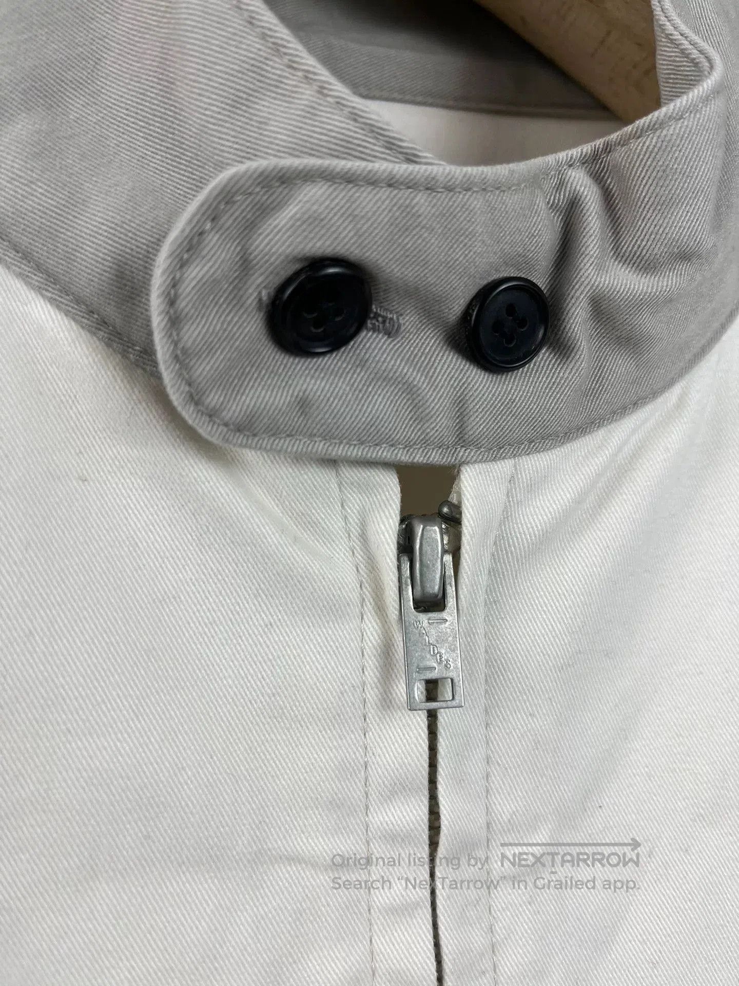 Other Old Crow White Stand Collar Jacket. Size US L / EU 52-54 / 3 - 6 Thumbnail